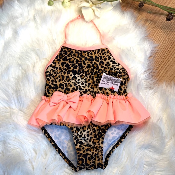 Koala Kids Other - NWT Koala Baby Cheetah Print Swimsuit 9 months
